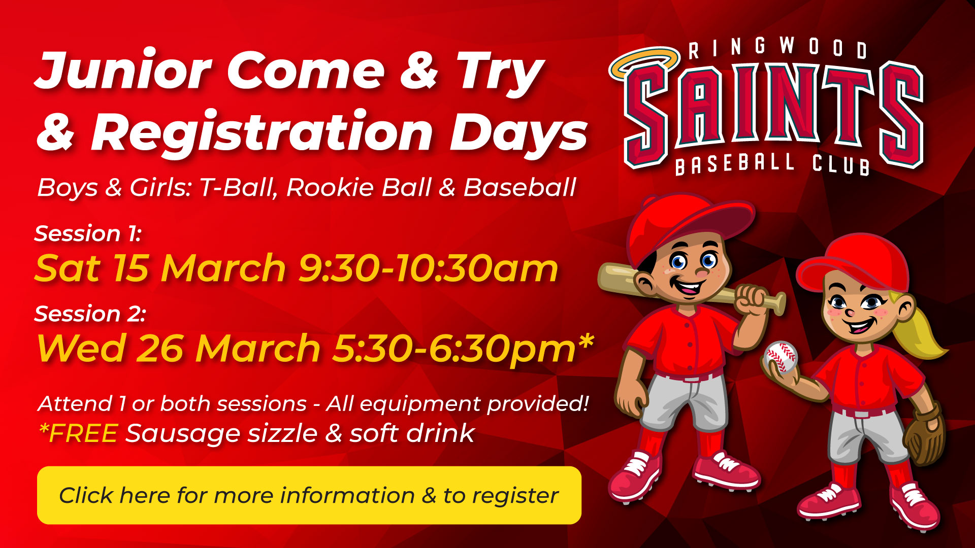 Come & Try Baseball