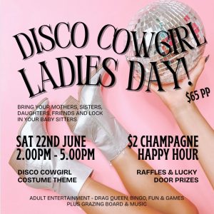 Disco Cowgirl Ladies Day